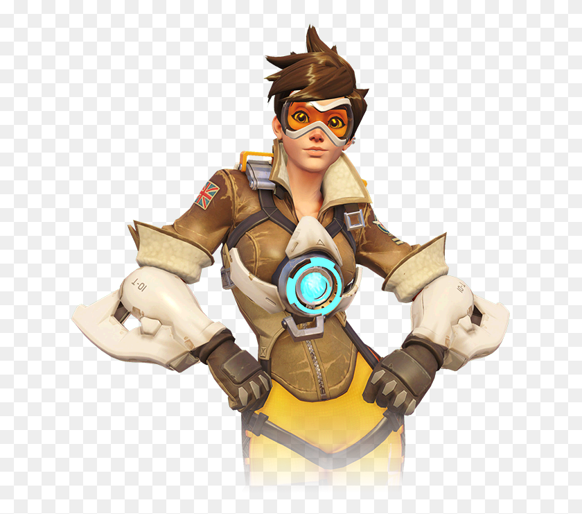 633x681 Descargar Png / Overwatch Wiki Tracer Tracer Overwatch, Persona, Humano, Gráficos Hd Png