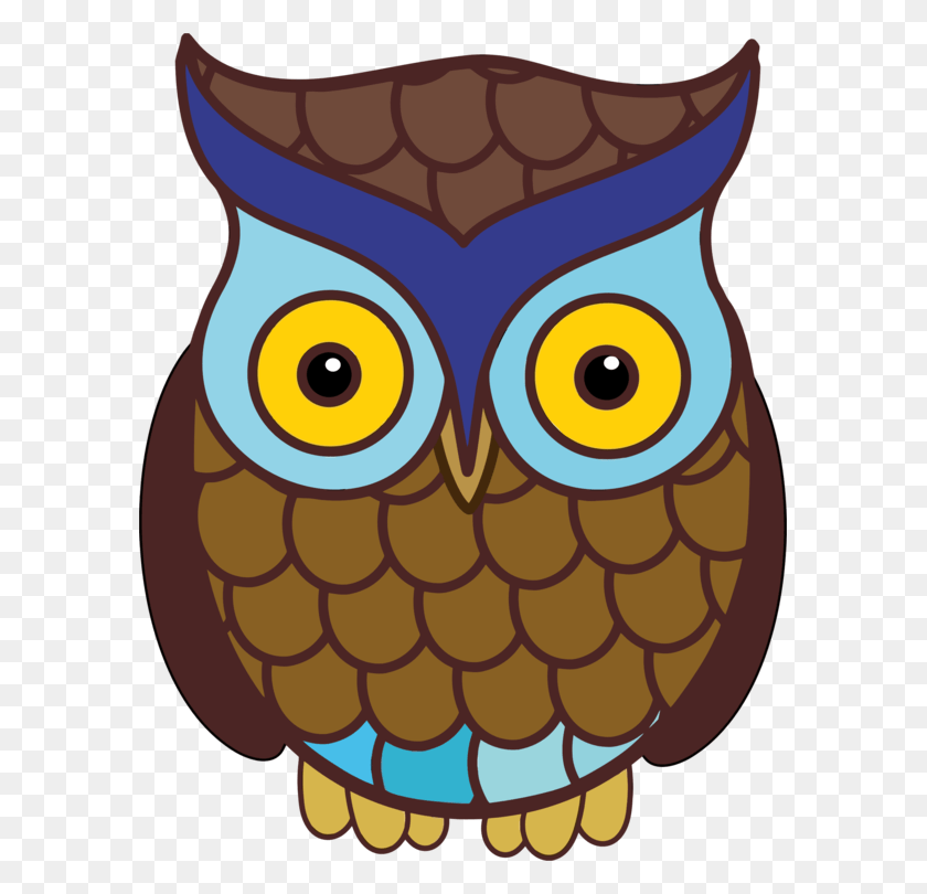 587x750 Owl Bird Cartoon Computer Icons Rubber Stamp Lechuza Animada, Plant, Vegetable, Food HD PNG Download