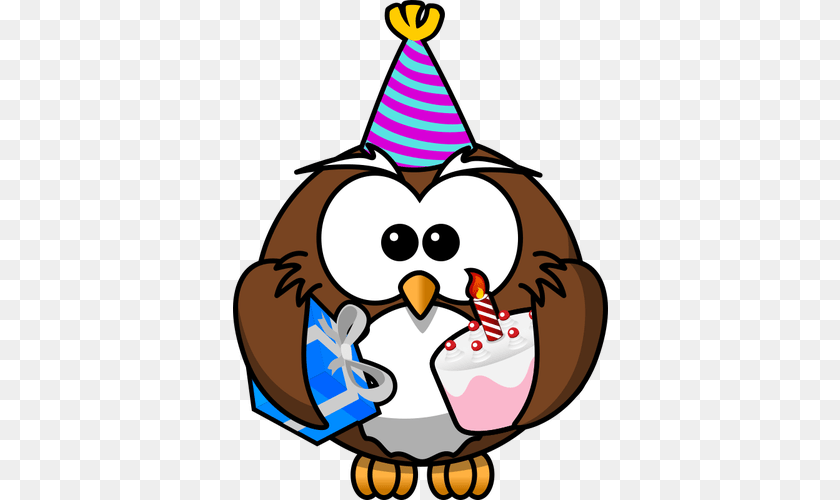 375x500 Owl Clipart, Hat, Clothing, Birthday Cake, Food Transparent PNG