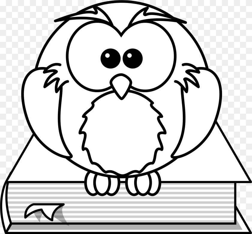 3334x3104 Owl Black And White, Nature, Outdoors, Snow, Snowman Clipart PNG