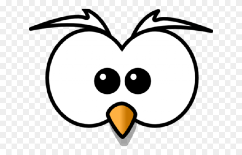 640x480 Owl Eyes Clip Art, Stencil, Bird, Animal HD PNG Download