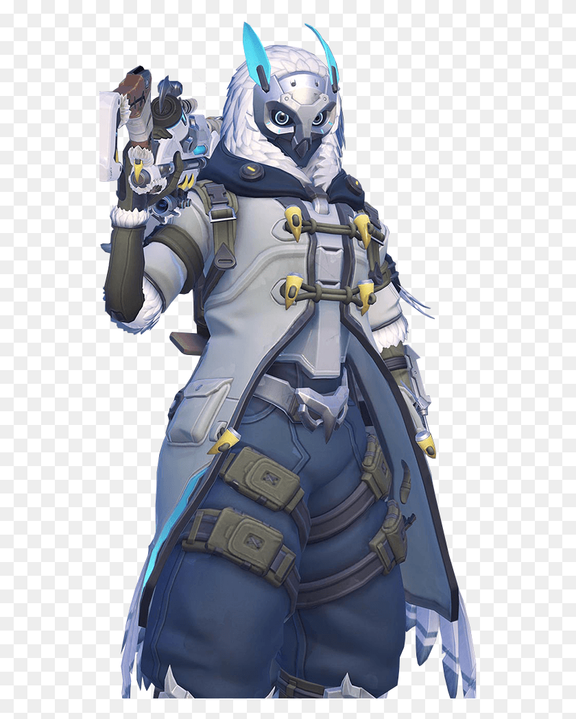 551x989 Owl Skin Is Awesome Overwatch Ana Owl Skin, Person, Human, Helmet HD PNG Download