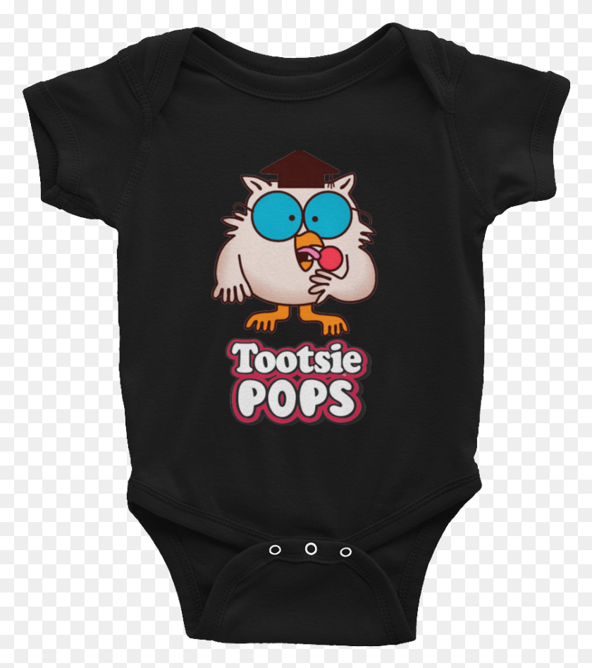 838x954 Сова Tootsie Roll Pop Infants Onesie Cartoon, Одежда, Одежда, Футболка Hd Png Скачать