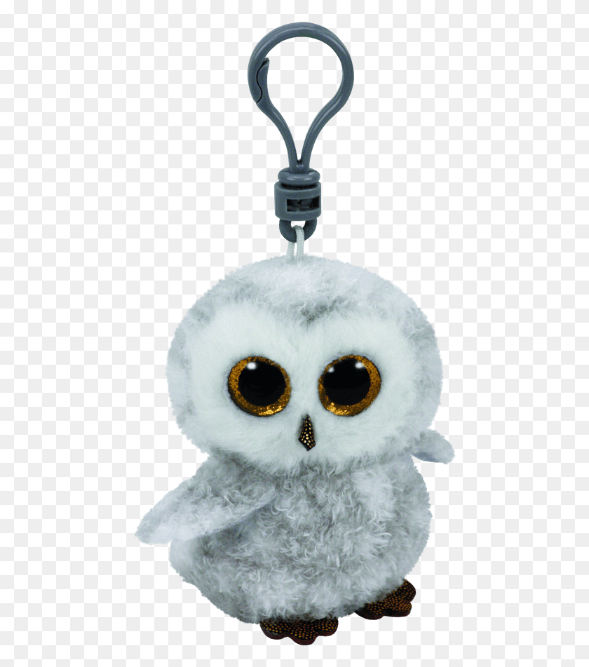 460x891 Owlette The White Owl Keychain Beanie Boos, Bird, Animal, Snowman HD PNG Download
