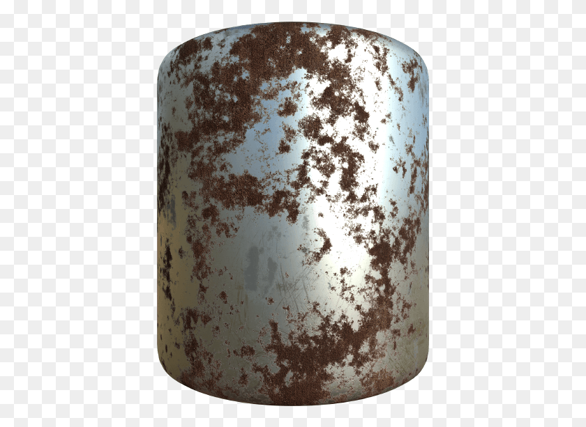 391x553 Oxidized Rusty Metal Texture Seamless And Tileable Lampshade, Rug, Plant, Mold HD PNG Download