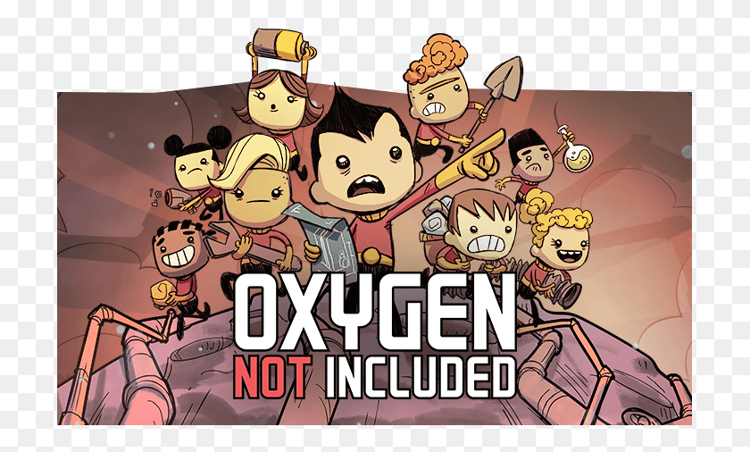 711x446 Oxygen Not Included, Comics, Book, Team Sport HD PNG Download