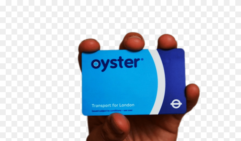 739x490 Oyster Card In Hand, Text, Business Card, Paper PNG