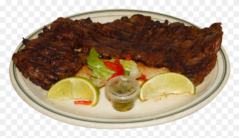 855x468 Oz Broiled Skirt Steak Lime, Food, Meal, Dish HD PNG Download