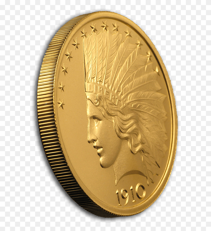 597x857 Oz Gold High Relief Round, Coin, Money, Clock Tower HD PNG Download