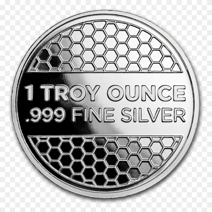 1463x1461 Oz Silver Beehive Round Hexagon, Ball, Logo, Symbol HD PNG Download