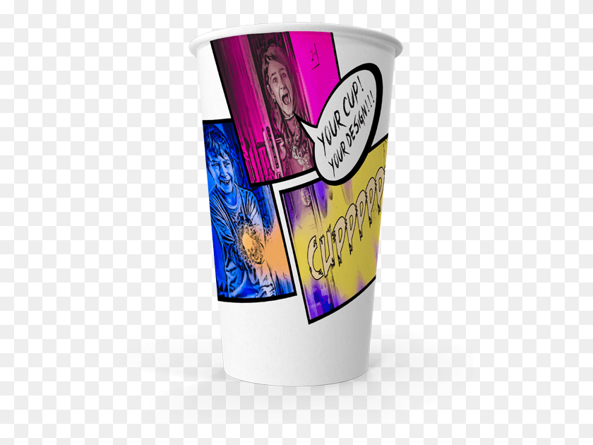 501x570 Oz Single Wall Cup Paper Cup, Label, Text, Person HD PNG Download