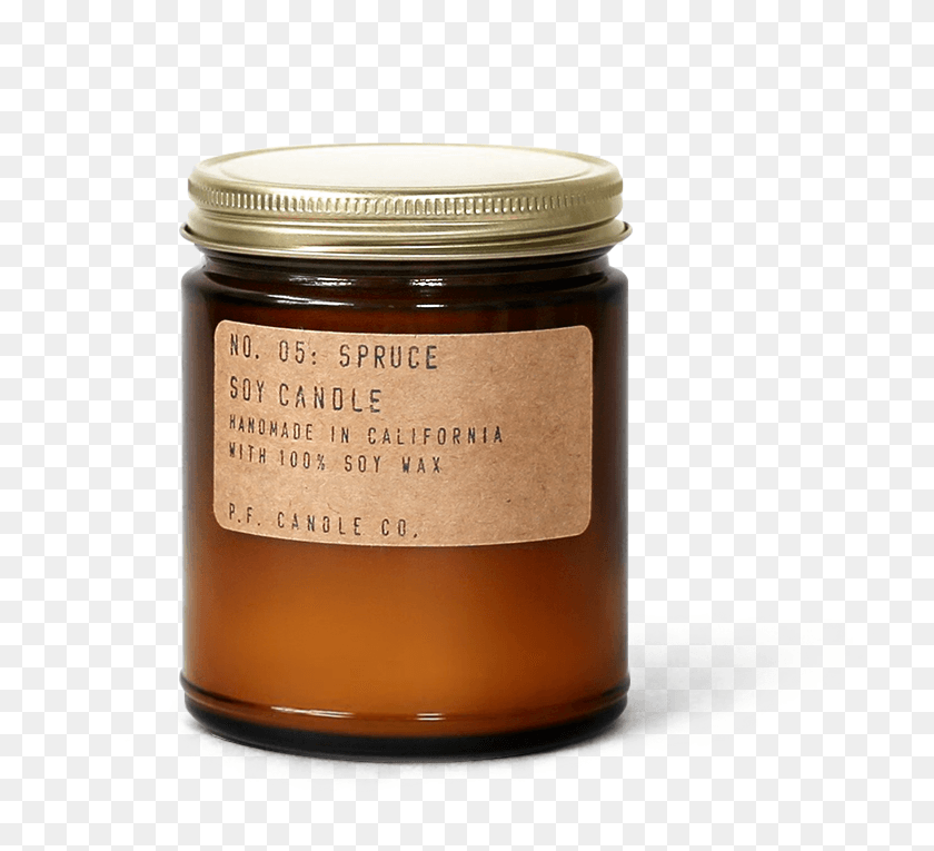 733x705 Oz Standard Soy Candle In An Amber Glass Jar With Best Candle Scents, Food, Honey, Milk HD PNG Download