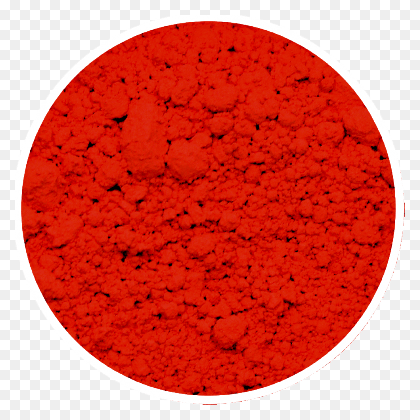 984x984 P Red Orange Fluor Circle, Rug HD PNG Download