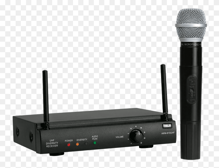 748x584 Pa Uhf Wireless Microphone Ahuja Awm, Router, Hardware, Electronics HD PNG Download