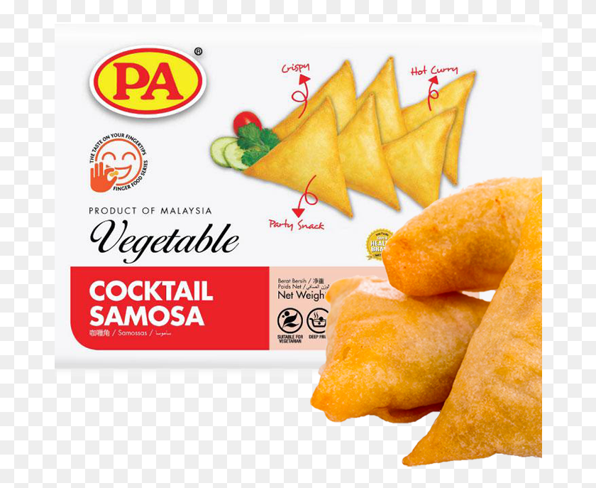 688x627 Pa Vegetable Samosa Ballantines Font, Fries, Food, Fried Chicken HD PNG Download