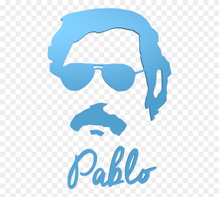 477x693 Descargar Png Pablo Escobar Face Logo De Pablo Escobar, Gafas, Accesorios, Accesorio Hd Png