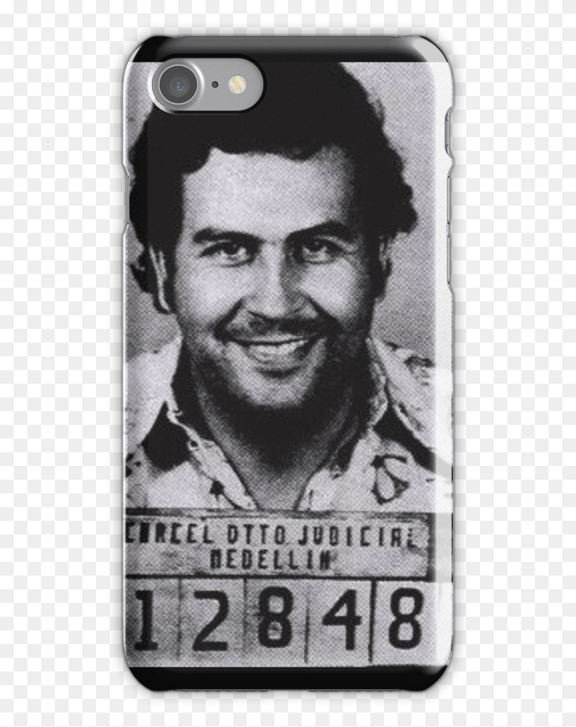 527x1001 Descargar Png Pablo Escobar Wanted Iphone 7 Snap Case Pablo Escobar Mug Shot, Cabeza, Cara, Persona Hd Png