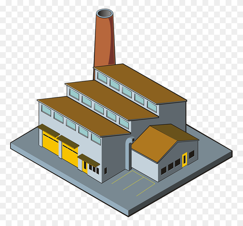 769x720 Pabrik, Building, Factory, Toy HD PNG Download