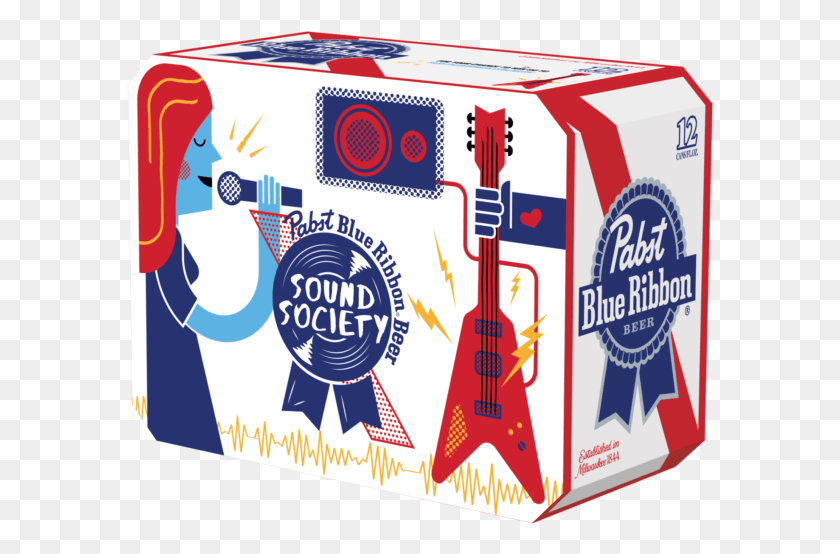 587x494 Pabst Blue Ribbon Sound Society, Leisure Activities, Guitar, Musical Instrument HD PNG Download