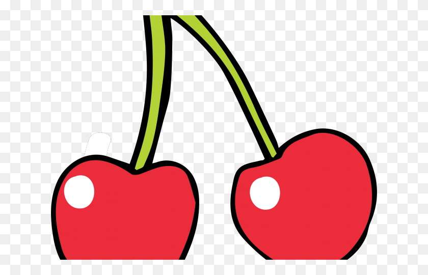 640x480 Pac Clipart Cherry Pac Man Ghost Clip Art, Plant, Fruit, Food HD PNG Download