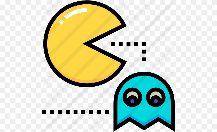 512x512 Pac Man, Astronomy, Moon, Nature, Night Transparent PNG