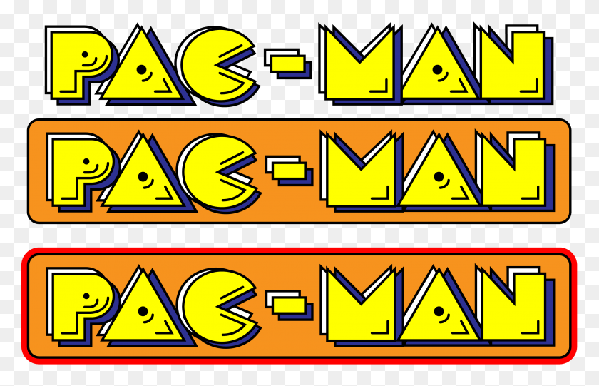 2929x1808 Pac Man Logos 01 By Dhlarson D5Qqh82 29291808 Píxeles Pacman Hd Png