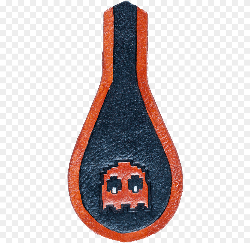 Pac Man Orange Ghost Key Chain Marking Tools, Racket, Cutlery, Spoon PNG
