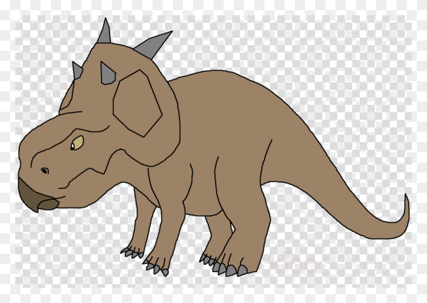 900x620 Pachyrhinosaurus Cartoon Clipart Pachyrhinosaurus Brachyceratops Ice Hockey Puck Vector, Wildlife, Animal, Mammal HD PNG Download
