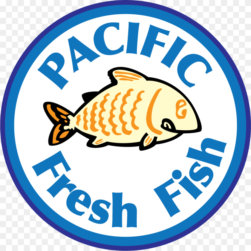 1000x1000 Pacific Fresh Fish Coral Reef Fish, Animal, Sea Life, Logo, Carp Sticker PNG
