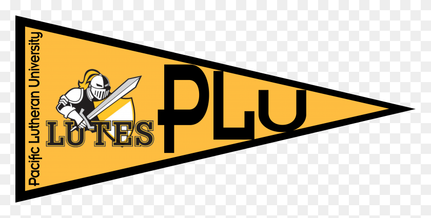 10000x4682 Pacific Lutheran University Pennant Pacific Lutheran, Logo, Symbol, Trademark HD PNG Download