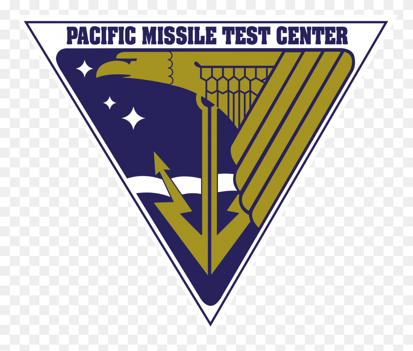 2191x1835 Pacific Missile Test Center Logo Transparent Pacific Missile Test Center Logo, Triangle, Symbol, Label HD PNG Download