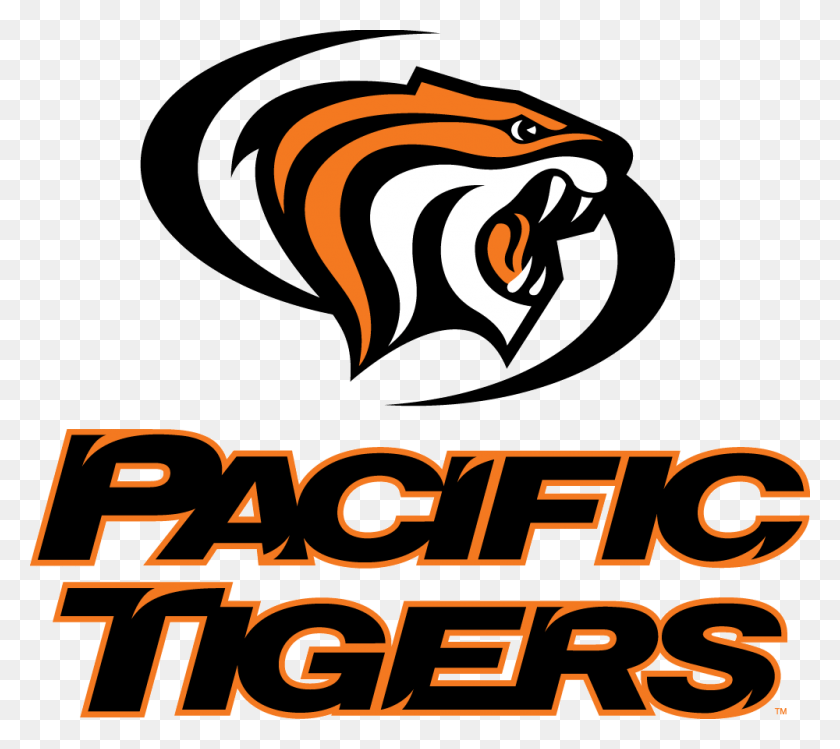 1000x884 Pacific Tigers Logo Pacific Tigers, Symbol, Trademark, Text HD PNG Download