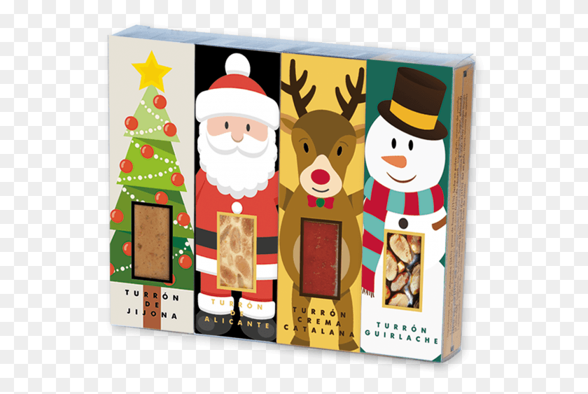 543x503 Descargar Pack Porciones De Turrn Set De Navidad Cartoon, Cascanueces, Publicidad, Cartel Hd Png