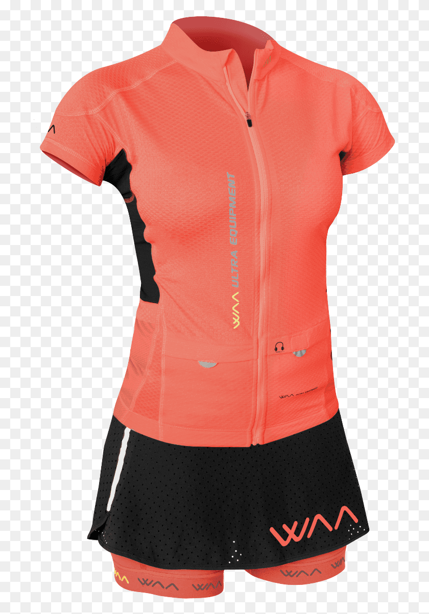 709x1143 Pack Ultra Carrier Shirt Ultra Skirt Waa Ultra Coral, Clothing, Apparel, Sleeve HD PNG Download