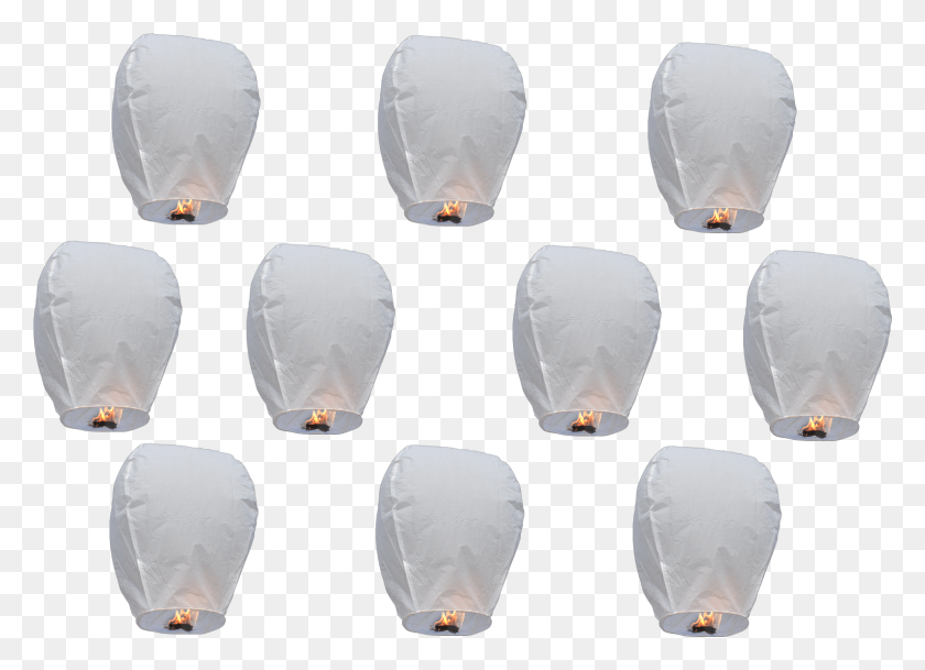 1594x1122 Pack White Premium Sky Lanterns Color Boxed White Sky Lanterns, Clothing, Apparel, Bathing Cap HD PNG Download
