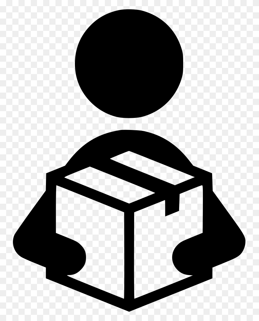 755x980 Package Delivery Svg Icon Free Transparent Package Delivery Icon, Stencil, Dice, Game HD PNG Download