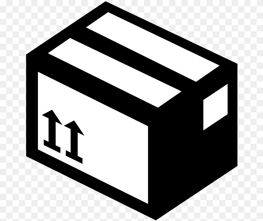 Package Icon, Cross, Symbol, Stencil, Box PNG