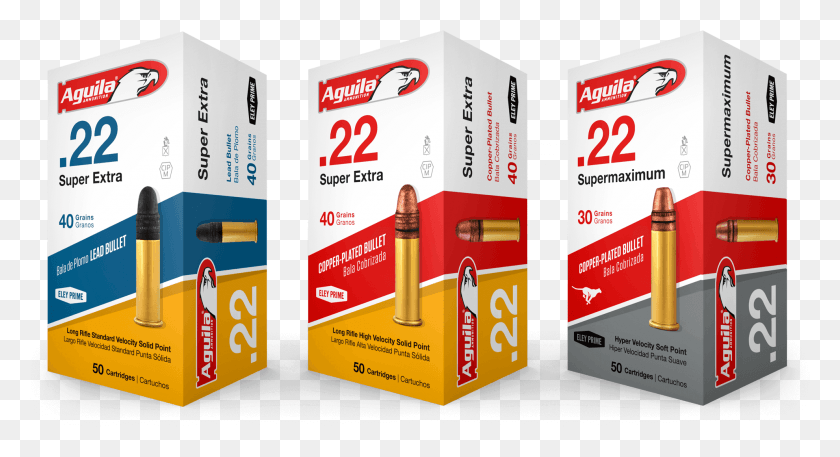 1980x1008 Packaging 22 Lr Aguila Super Extra, Ammunition, Weapon, Weaponry HD PNG Download