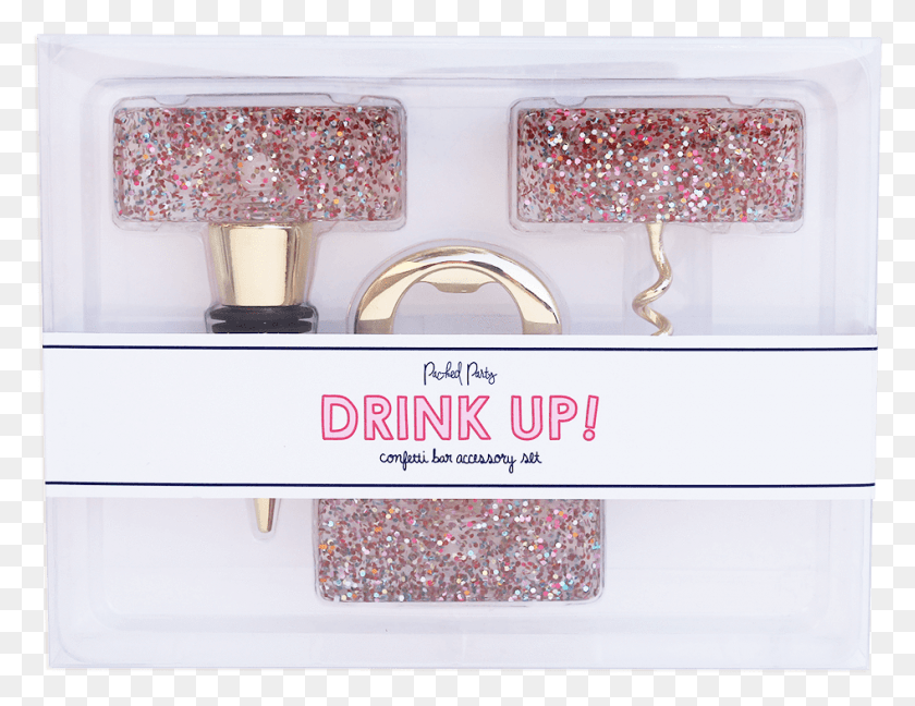 946x714 Packed Party Confetti Bar Accessory Set Drinkware Packed Party Drink Up Confetti Bar Accessory Set, Light, Glitter, Paper HD PNG Download