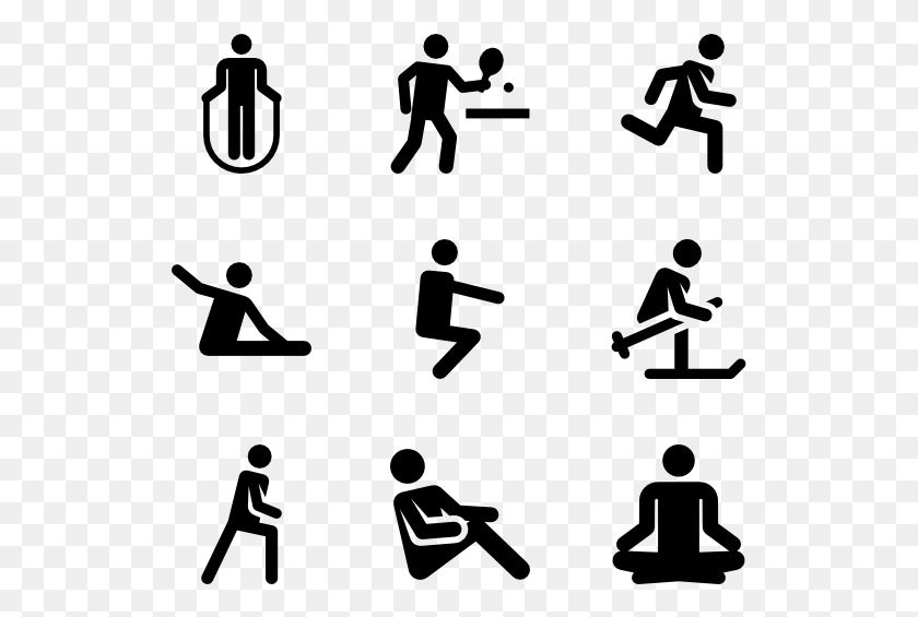 527x505 Packs Vector Psd Eps Solid Exercise, Gray, World Of Warcraft HD PNG Download