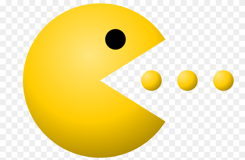 Pacman Eating, Astronomy, Moon, Nature, Night PNG