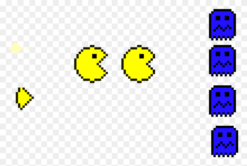 1021x661 Pacman Sprites Smiley, Pac Man HD PNG Download