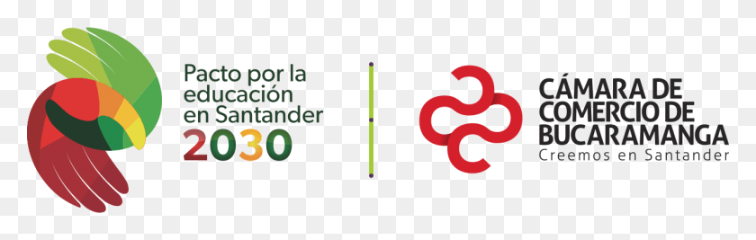 1264x336 Descargar Png Pacto Por La Educacin Santander Colorido, Símbolo, Texto, Logo Hd Png