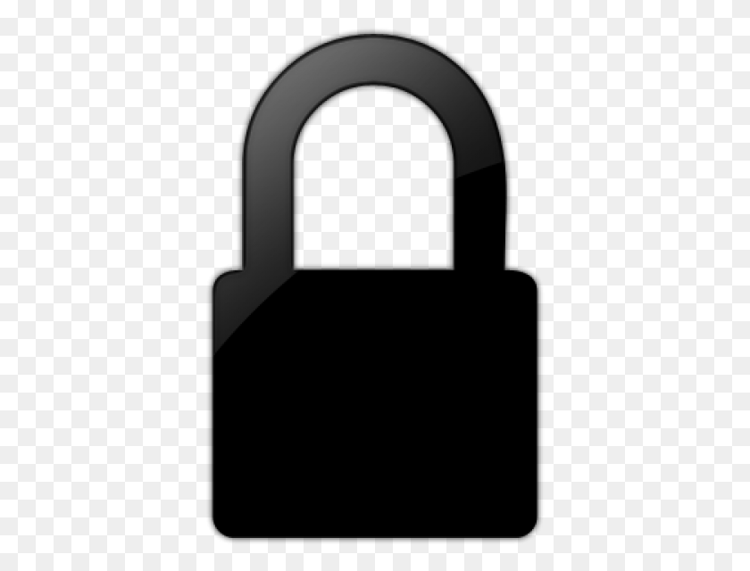 380x580 Pad Lock Free Black Lock, Символ, Текст Hd Png Скачать