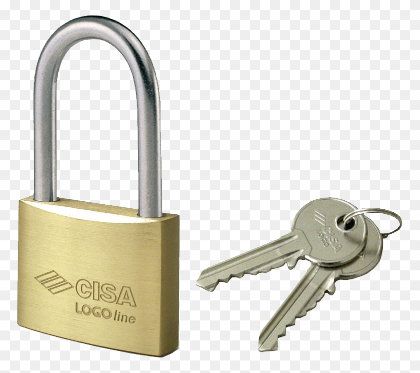 771x685 Padlock Cisa Logo Line, Sink Faucet, Lock, Key HD PNG Download