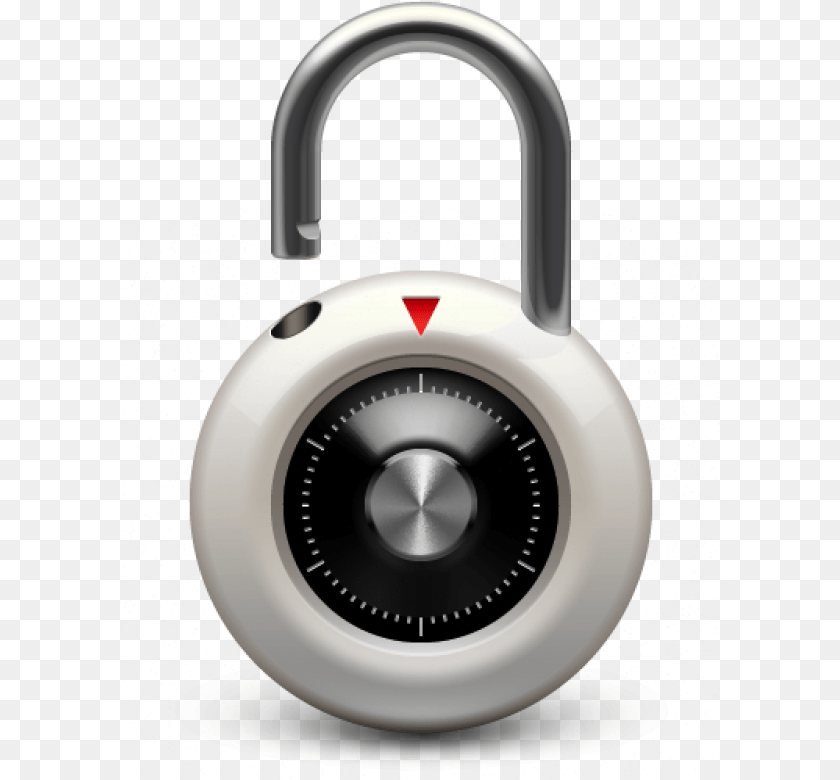 Padlock Icon, Lock, Combination Lock Sticker PNG