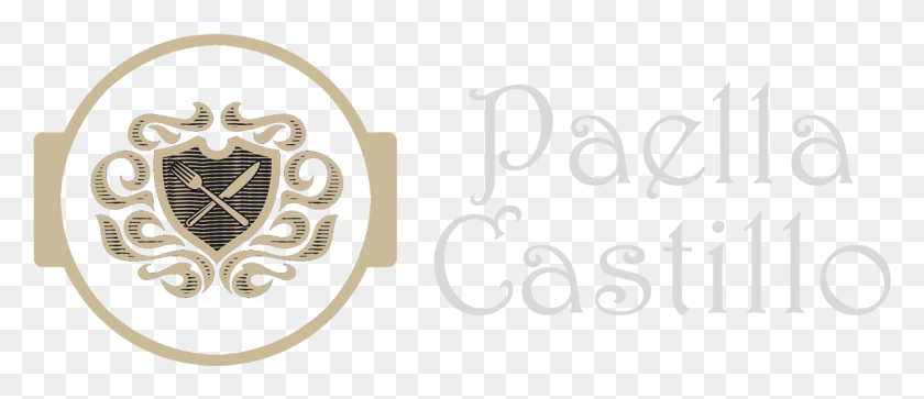 1197x465 Descargar Png Paella Castillo Logo Emblema De Paella Castillo, Texto, Número, Símbolo Hd Png