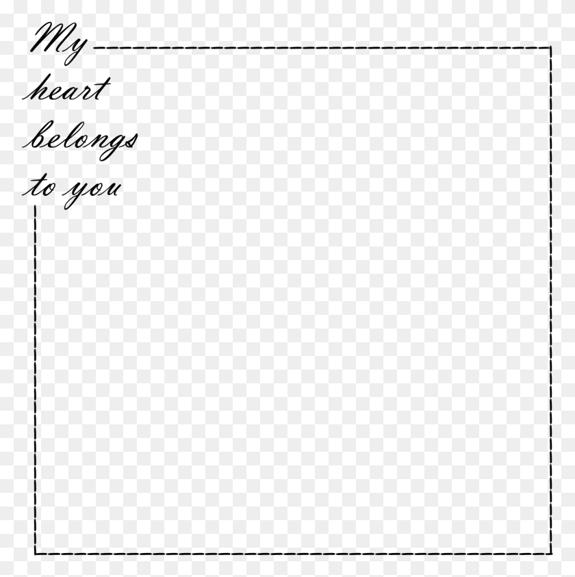 1541x1548 Page Border No Love, Gray, World Of Warcraft HD PNG Download