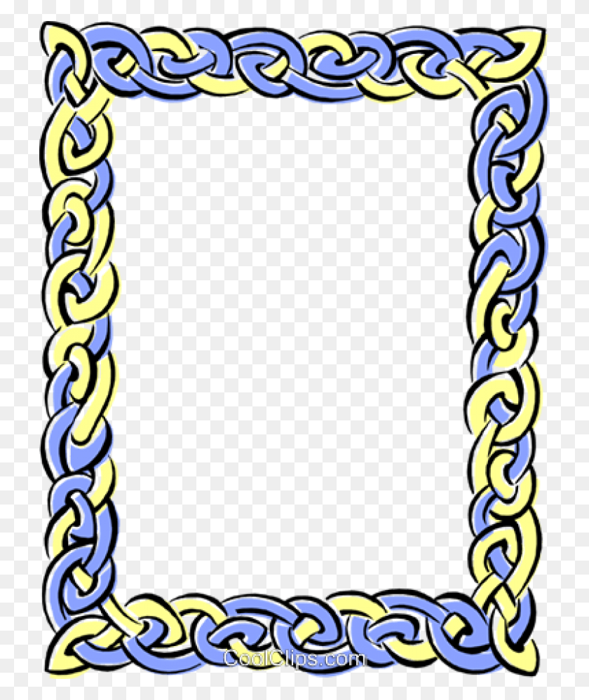 728x939 Page Borders Clipart, Chain HD PNG Download