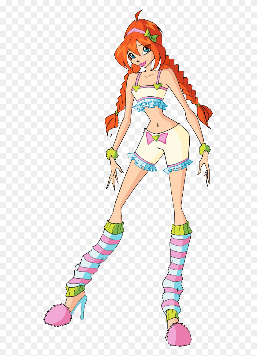 558x1104 Pages Winx Club Bloom Pajamas, Person, Human, Sleeve HD PNG Download